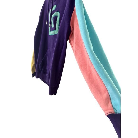 Karl Jacobs Men's Colorblock Enchantment Pullover Hoodie 2021 Purple Pink Large - Picture 4 of 11